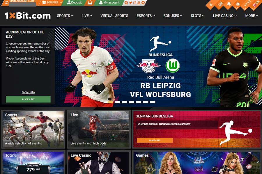 the operator's homepage